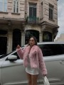 Pembe Kürk Ceket